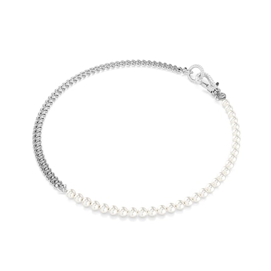 Swarovski 'Dextera' Women's Base Metal Necklace - Silver 5689634 - Image 4
