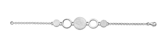 Orphelia Women's 925 Sterling Silver Set: Chain + Bracelet - Silver SET-021 - Image 2