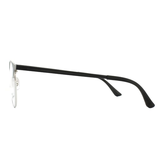 Montura de Gafas Ray-Ban 6375 2861 Plata en la Parte Superior Negra 51mm - Image 3