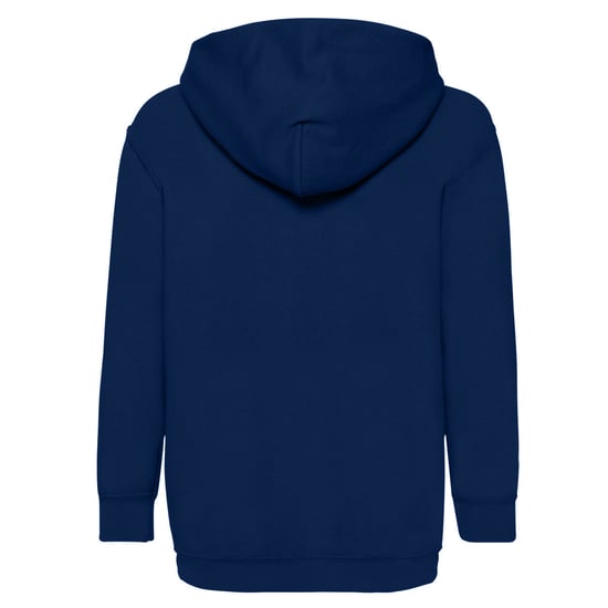 Fruit of the Loom Childrens/Kids Classic Hooded Sweatshirt (Navy) - Image 3