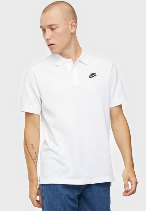 Polo blanco para hombre Nike Sportswear Club - Image 1