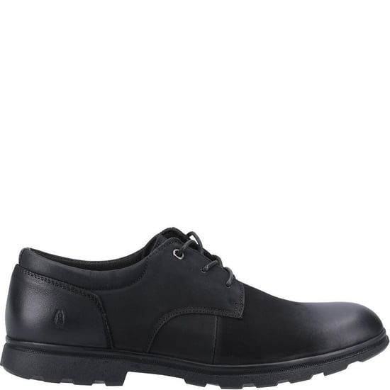 Hush Puppies Mens Trevor Nubuck Shoes (Black)