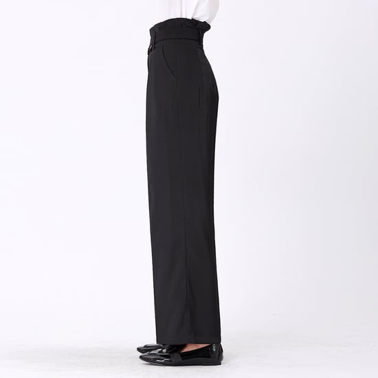 Pleats straight trousers - Image 2