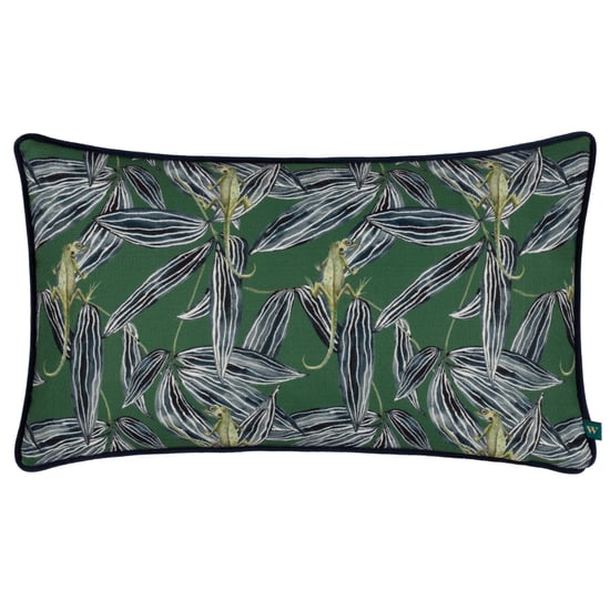 Funda de Cojín Piped Nkiru de Ebon Wilds de Wylder Tropics - Image 1