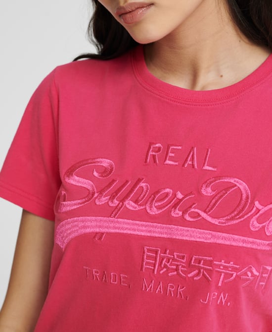 Superdry Vintage Logo Tonal Embroidery T-Shirt
