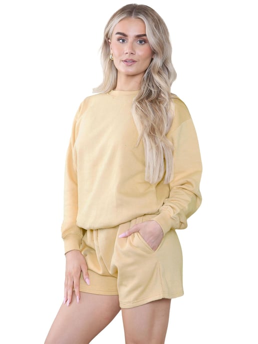 Kruze | Conjunto de chándal de sudadera y pantalón corto para mujer - Image 2