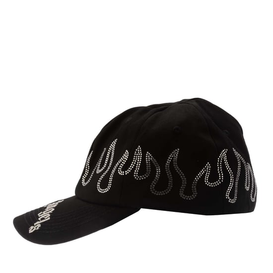 Accessories Palm Angels Rhinestone Baseball Cap in Black Silver