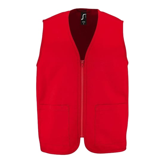 SOLS Unisex Adult Wallace Gilet (Red) - Image 1