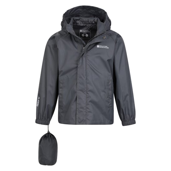 Mountain Warehouse Childrens/Kids Pakka II Waterproof Jacket (Grey) - Image 5