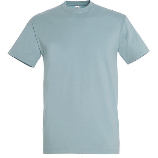SOLS Mens Imperial Heavyweight Short Sleeve T-Shirt (Ice Blue) - Image 1