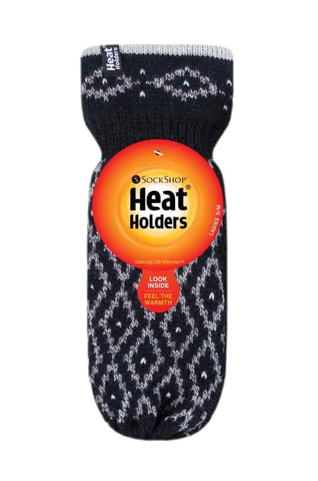 Heat Holders - Ladies Fleece Lined Insulated Winter Thermal Mittens - Image 2