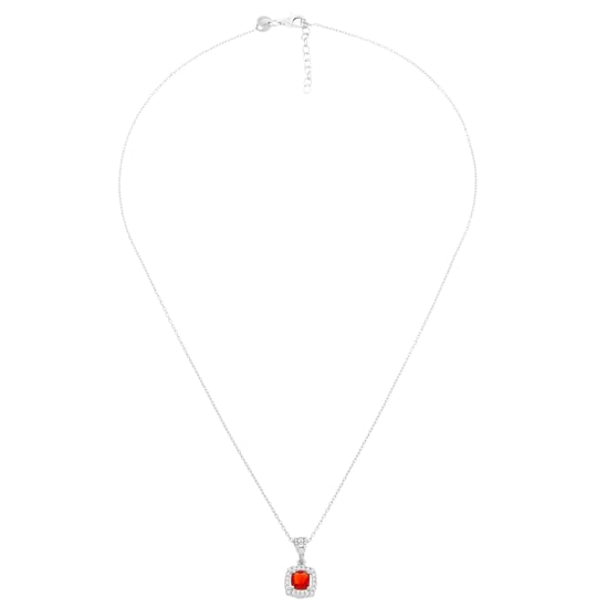 Orphelia 'Faustine' Women's 925 Sterling Silver Chain with Pendant - Silver ZH-7199/RE - Image 4