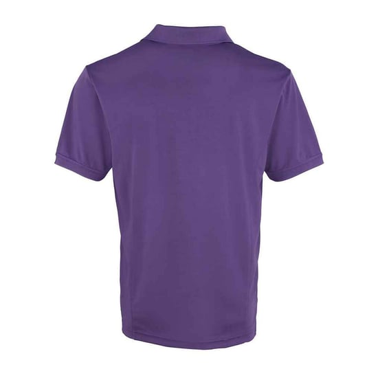 Premier Mens Coolchecker Pique Polo Shirt (Purple) - Image 2