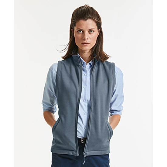 Russell Ladies/Womens Smart Softshell Gilet Jacket (Convoy Grey) - Image 3