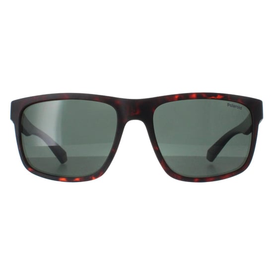 Polaroid Rectángulo Hombre Marrón Mate Havana Verde Polarizado PLD 2157/S - Image 1