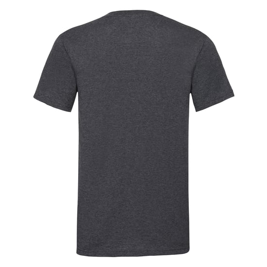 Fruit of the Loom Mens Valueweight Heather V Neck T-Shirt (Dark Grey) - Image 2