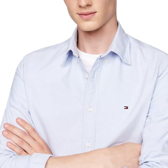 TOMMY HILFIGER Mens Oxford Shirts Cotton Formal Top - Image 3