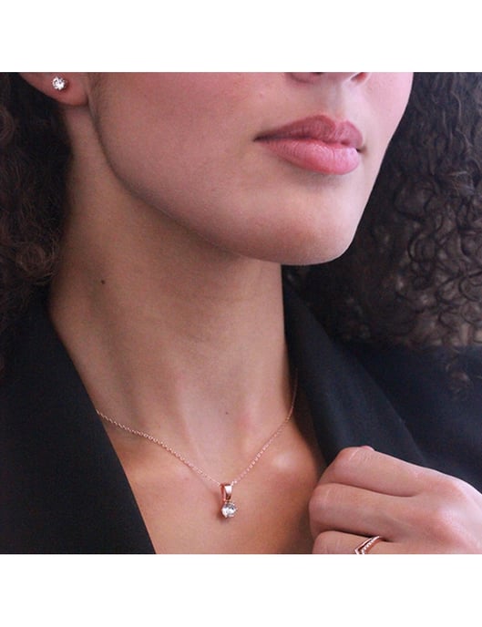 Juego de piedras natales Crystal Mia - Oro rosa y cristal - Image 6