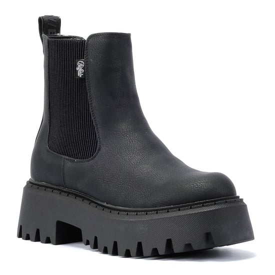 Buffalo Aspen Chelsea Leather Women's Black Boots - Image 2