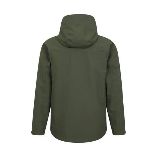 Mountain Warehouse Mens Brisk Extreme Colour Block Waterproof Jacket (Green) - Image 2