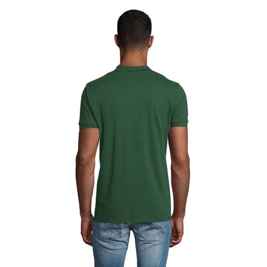SOLS Mens Planet Polo Shirt (Bottle Green) - Image 2