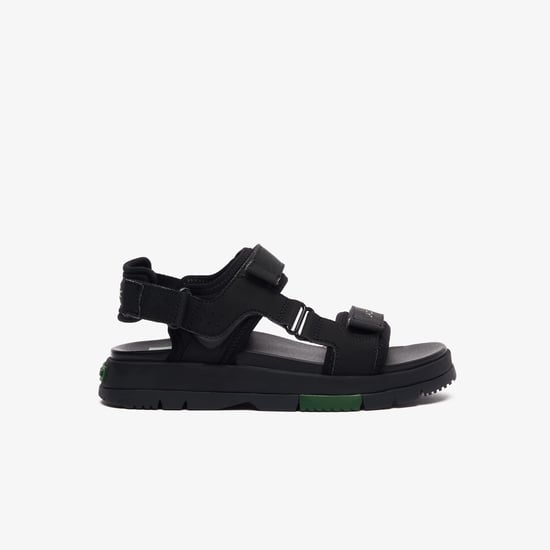 Women's Lacoste Suruga Premium Sandals in black green
