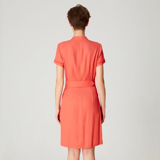 Short structured shirt dress - Image 6