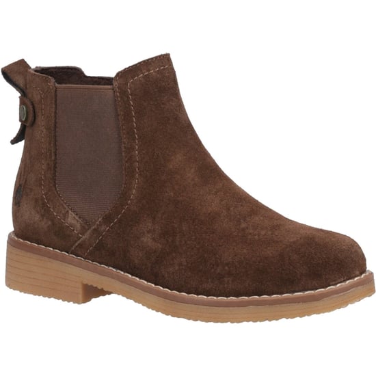 Hush Puppies Maddy Suede Women's Chocolate Boots - Image 1