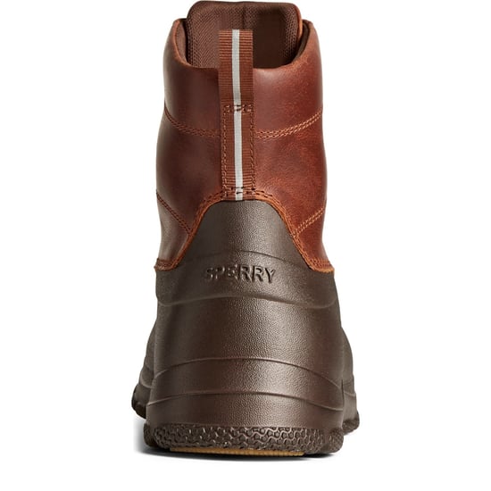 Sperry Duck Float Leather Brown Wellington Boots - Image 2