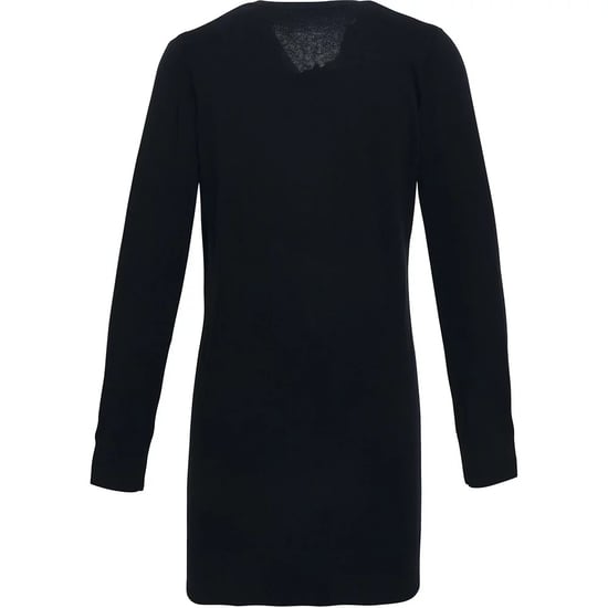Premier Womens/Ladies Longline V Neck Cardigan (Black) - Image 2