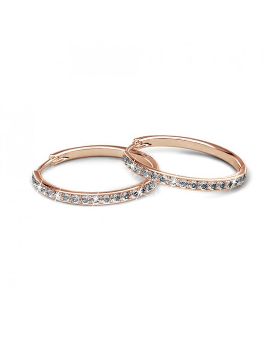 Pendientes Chic - Oro rosa y cristal - Image 3