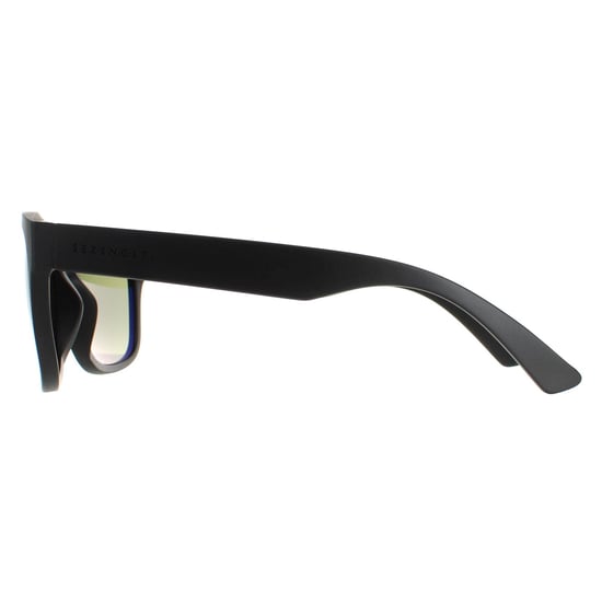 Serengeti Square Unisex Matte Black Saturn Green 555nm Chandler