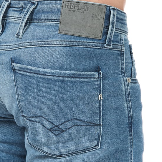 Jeans Slim Fit Andbass para Hombre en Azul - Image 6