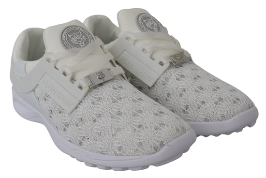 Zapatillas para correr Beth de poliéster blancas para mujer Plein Sport - Image 2