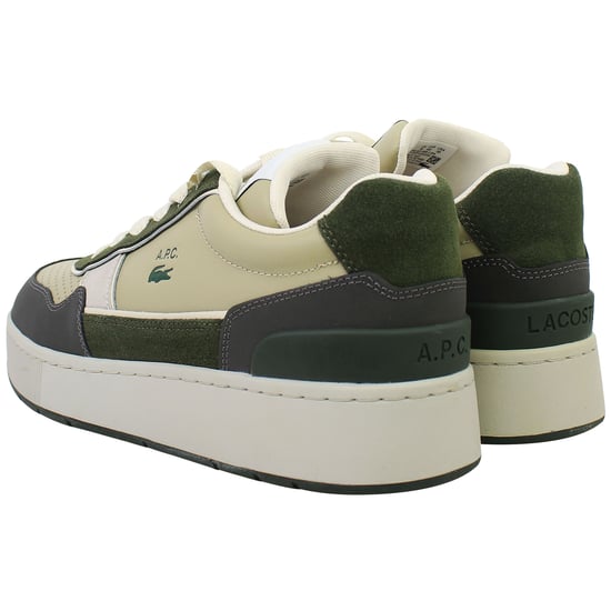 Lacoste Ace Clip 0822 2 SFA Womens Khaki Trainers - Image 3