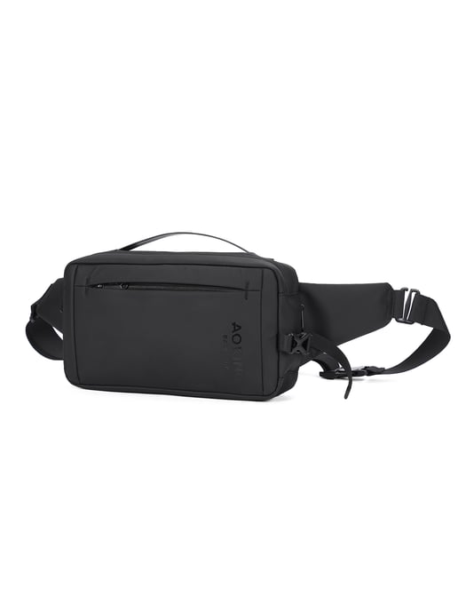 Aoking Crossbody bag Unisex BLACK