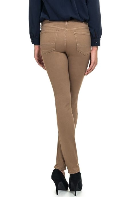 Alina Skinny Jeans Taupe Super Sculpt Denim
