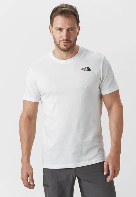 Camiseta The North Face SS Simple Dome Blanco Hombre - Image 1