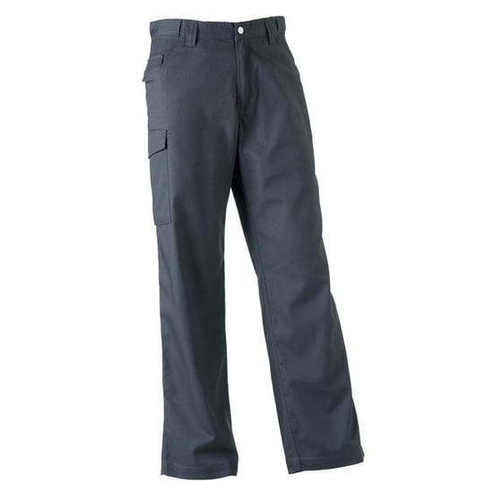 Russell Mens Polycotton Twill Trouser / Pants (Regular) (Convoy Grey) - Image 2
