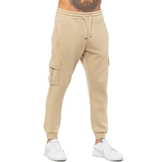 Enzo | Mens Cargo Joggers - Piedra - Image 3