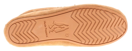 Hush Puppies Womens Moccasin Slippers Annie Suede Leather tan - Image 5