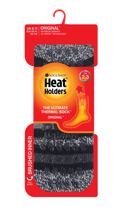 Calcetines Calefactores para Hombre con Rayas Torcidas y Forro Polar - Image 2