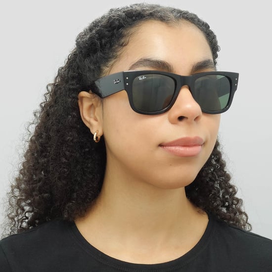 Ray-Ban Cuadradas Unisex Negro Pulido Verde RB0840S Mega Wayfarer - Image 5