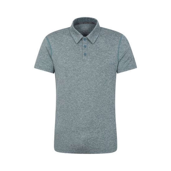 Mountain Warehouse Mens Deuce IsoCool Polo Shirt (Dark Grey) - Image 1