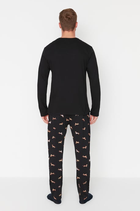 Trendyol Men's Crew neck Pajama Set - Image 5