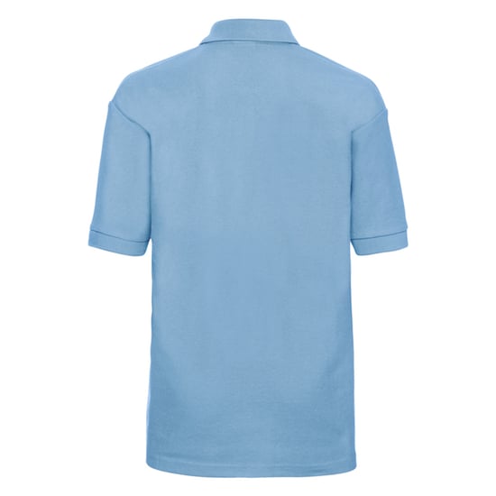 Russell Childrens/Kids Classic Polycotton Polo Shirt (Sky) - Image 2