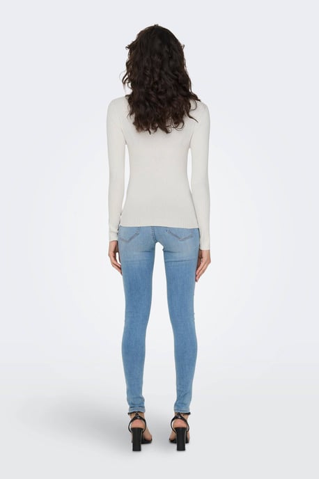 JDY top de canalé JDYPLUM blanco roto - Image 6