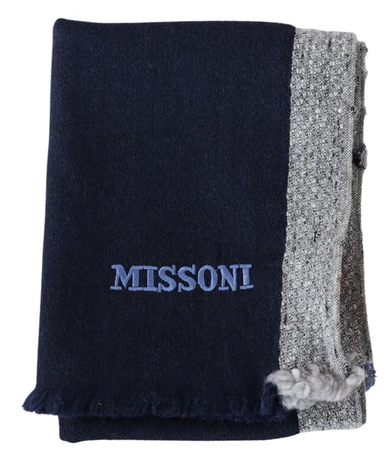 Missoni Men's Multicolor Knit Wool Unisex Neck Wrap Scarf - Image 4