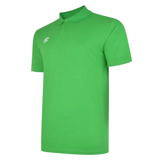 Umbro Mens Essential Polo Shirt (Emerald/White) - Image 1