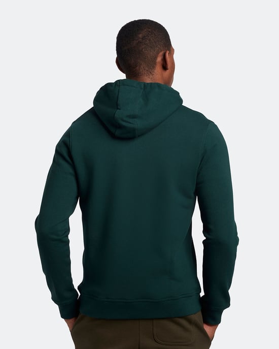 Lyle & Scott Zip Through Hoodie in Green - Image 3